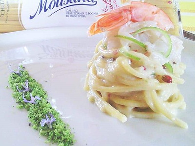 Spaghetti alla Cacio e Pepe adriatica